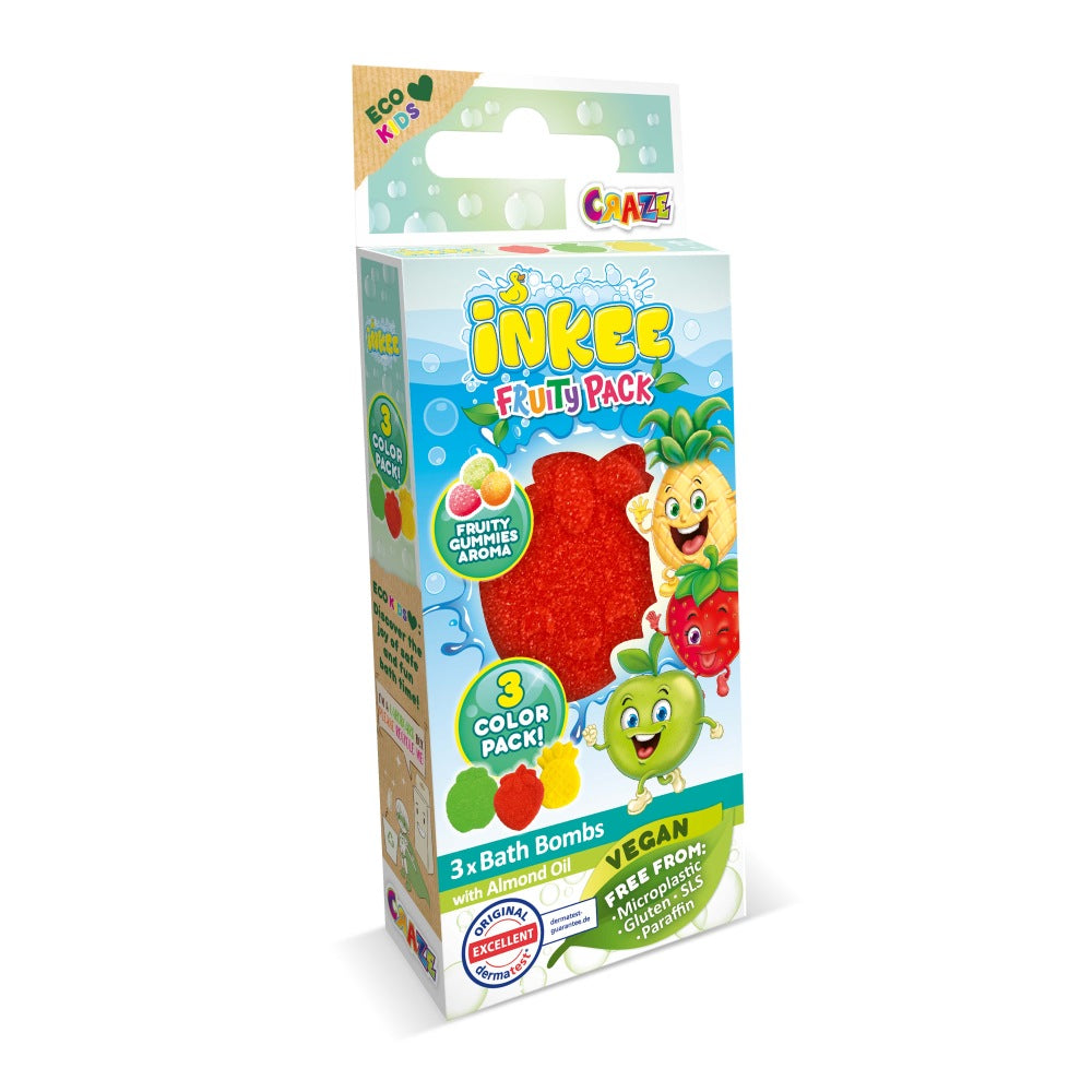 Bombe de baie Inkee 3 bucati asortate in forma de fructe Craze - 3 | YEO