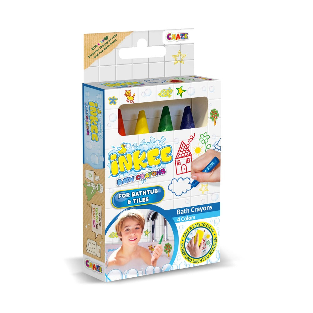 Creioane de baie Inkee  usor de curatat de pe suprafetele ceramice 4 bucati Craze - 1 | YEO