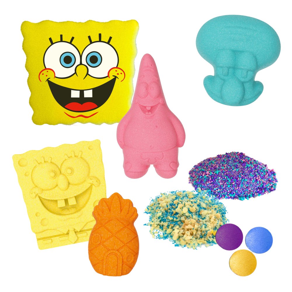 Set cadou de baie Craze Inkee cu 7 surprize SpongeBob - 3 | YEO