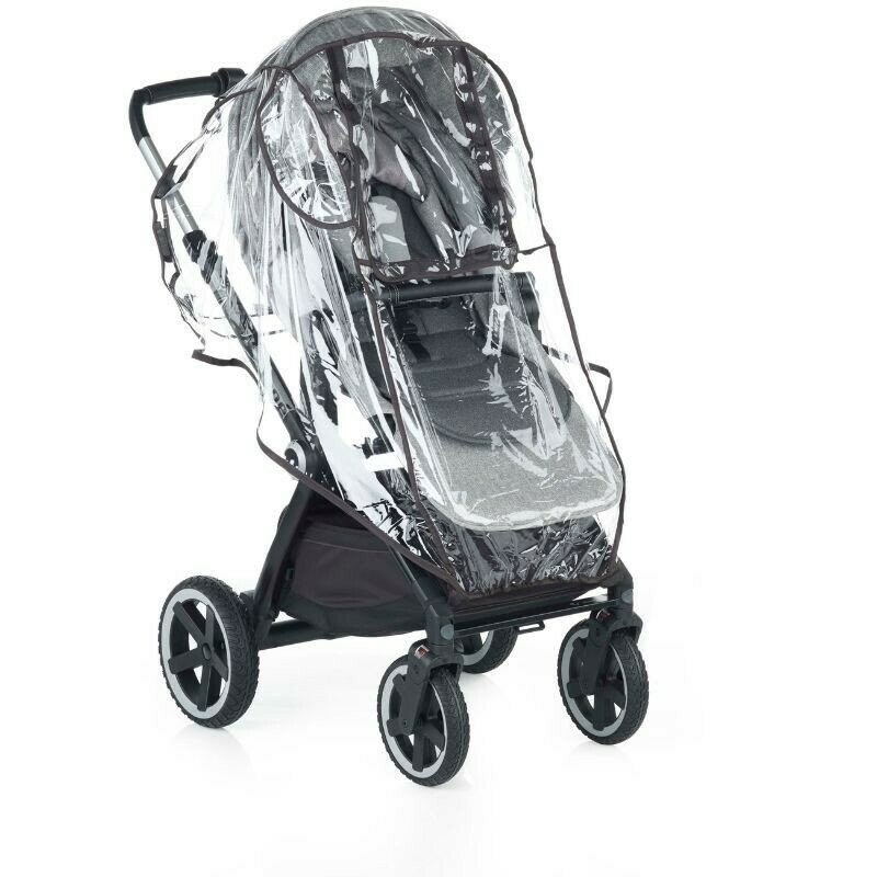 Husa de ploaie pentru carucior sport Jane, cu fereastra generoasa, din folie de inalta densitate, transparenta - 3
