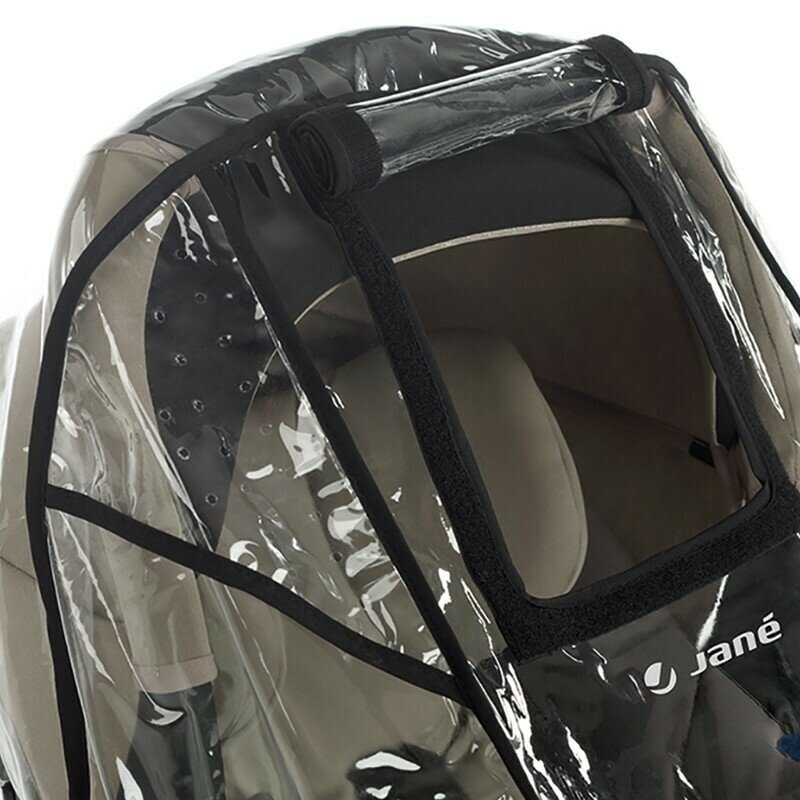 Husa de ploaie pentru carucior sport Jane, cu fereastra generoasa, din folie de inalta densitate, transparenta - 2