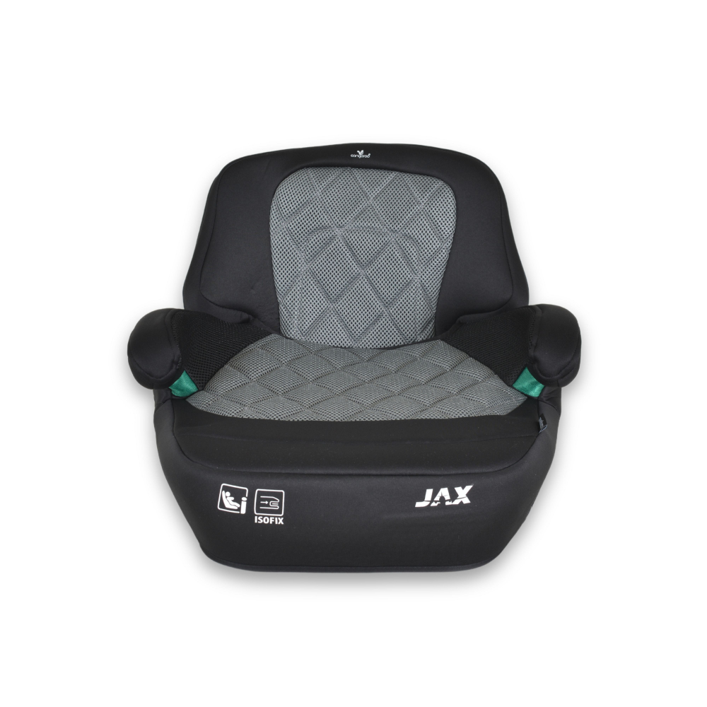Inaltator auto pentru copii Cangaroo Jax i-Size Grey 125-150cm,fixare cu isofix,centura de ghidaj,spatar detasabil si husa lavabila - 3