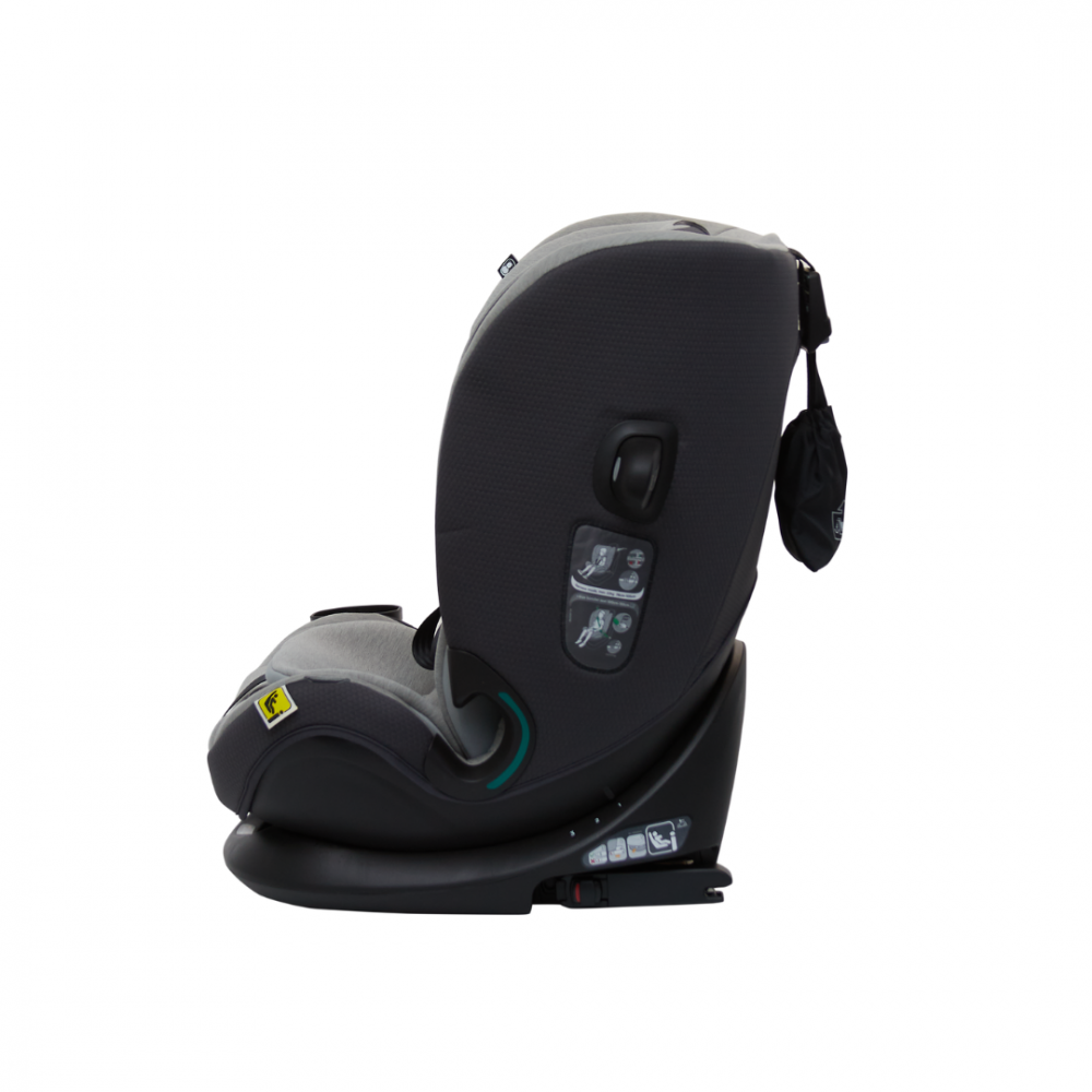 Scaun auto pentru copii Joie i-Bold Ash, 76-150 cm, certificat R129 si testat ADAC, spatar reglabil, tetiera ajustabila, SPS - 7