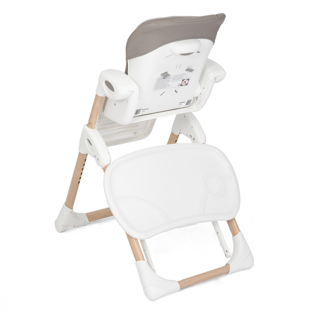 Scaun de masa pentru copii Joie Mimzy Recline Walnut Wood  spatar reglabil in 5 pozitii, inaltime ajustabila si tavita reglabiladetasabila, centuri, greutate suportata 15 kg - 3 | YEO