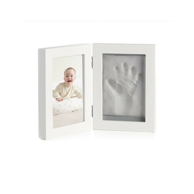 Kit rama foto Jane cu mulaj amprenta manuta sau piciorus White - 1