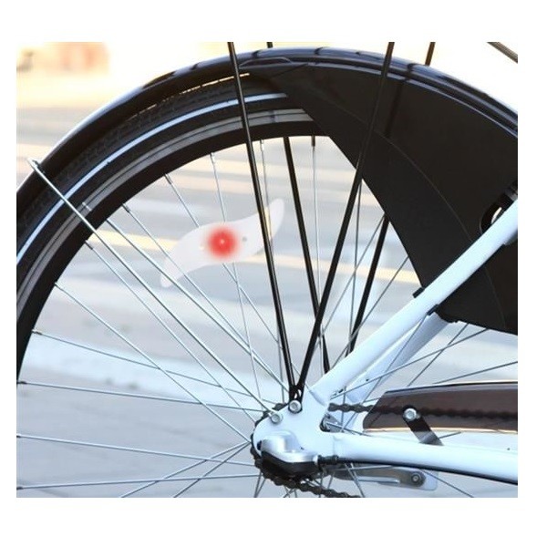 Lumina pentru spita bicicleta, led multicolor, 3 moduri de iluminare - 2 | YEO