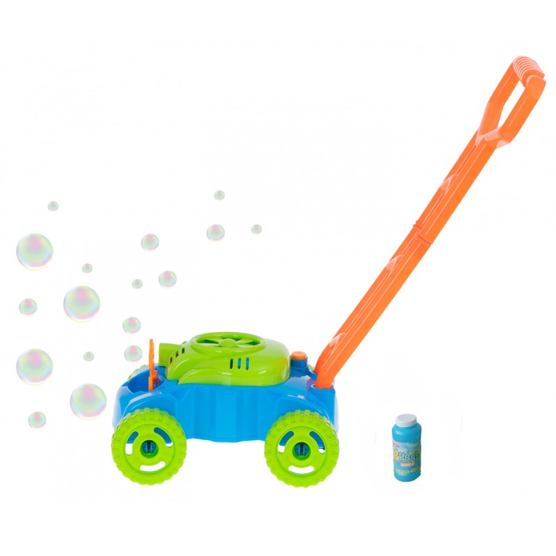 Masina de tuns iarba interactiva, generator baloane de sapun, muzica, solutie inclusa, cu baterii - 2 | YEO