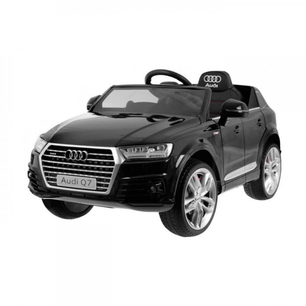 Masinuta electrica pentru copii Novokids Audi Q7 Negru, Roti din Cauciuc EVA, Greutate admisa 30 kg, Usi cu deschidere, 2 Viteze, Lungime 121 cm, 2 motoare, control parental - 4