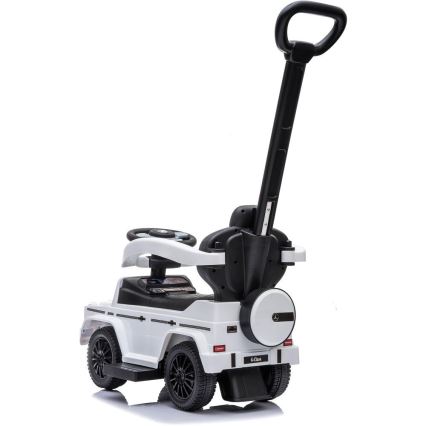 Masinuta copii de impins R-Sport Mercedes G350 AMG Alb, maner parental detasabil, suport pentru picioare, bara de protectie, melodii si claxon, greutate maxima admisa 25 kg - 5