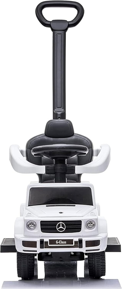 Masinuta copii de impins R-Sport Mercedes G350 AMG Alb, maner parental detasabil, suport pentru picioare, bara de protectie, melodii si claxon, greutate maxima admisa 25 kg - 7