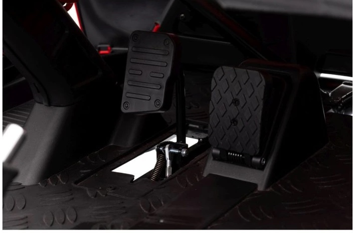 Masinuta electrica pentru 2 copii Nichiduta General SX-Bow Red 48V,Motor 800w,Acumulator 4x12V 20Ah,3 Viteze,Cadru metalic integral,Pedala acceleratie,Frana de mana+pedala,Roti gonflabile in 4 prezoane,Suspensii,Faruri LED - 2