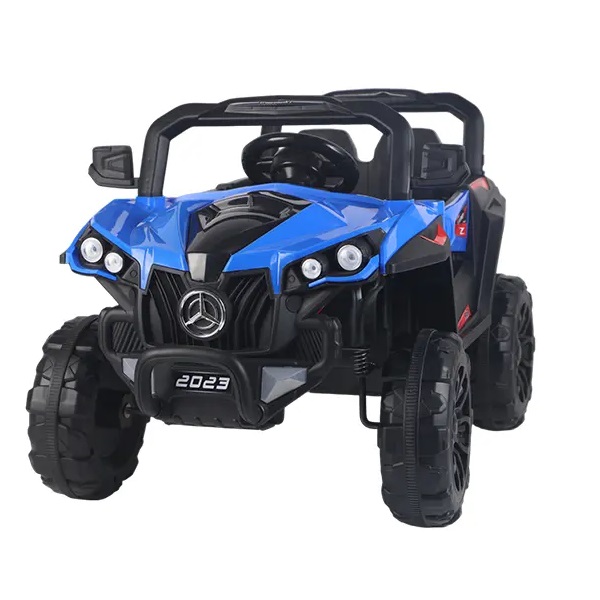 Masinuta electrica pentru copii Nichiduta Sport UTV 2023 Blue cu telecomanda 2.4G,2 motoare x 38W,roti rezistente,lumini LED,muzica,centura de siguranta,usi cu posibilitate de deschidere - 2