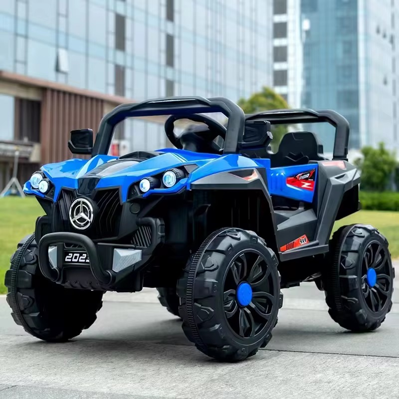 Masinuta electrica pentru copii Nichiduta Sport UTV 2023 Blue cu telecomanda 2.4G,2 motoare x 38W,roti rezistente,lumini LED,muzica,centura de siguranta,usi cu posibilitate de deschidere - 1