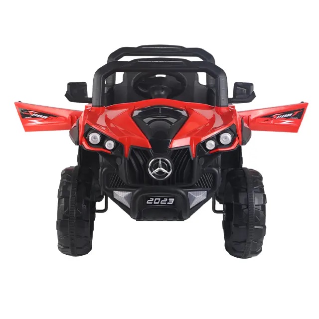 Masinuta electrica pentru copii Nichiduta Sport UTV 2023 Red cu telecomanda 2.4G,2 motoare x 38W,roti rezistente,lumini LED,muzica,centura de siguranta,usi cu posibilitate de deschidere