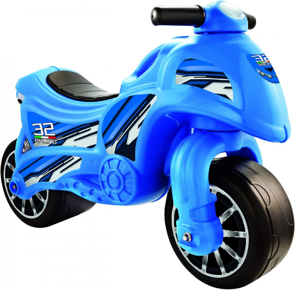 Motocicleta pentru copii fara pedale Dolu Globo albastra, recomandata copiilor peste 2 ai cu o greutate maxima de 25 kg - 5