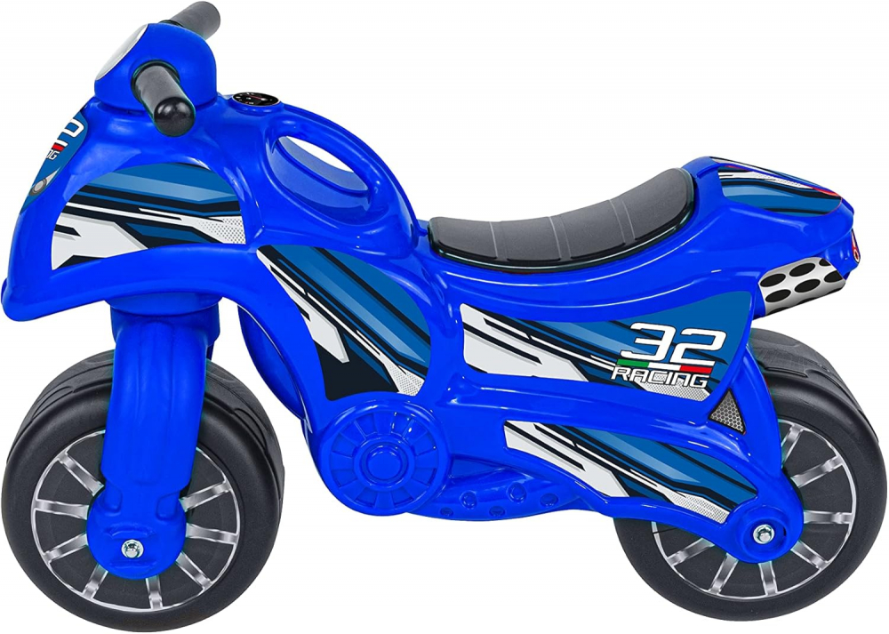 Motocicleta pentru copii fara pedale Dolu Globo albastra, recomandata copiilor peste 2 ai cu o greutate maxima de 25 kg - 2 | YEO