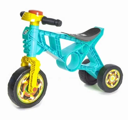Tricicleta pentru copii cu 3 roti Malipen Begovel turcuaz, de la 3 ani, greutate admisa 20 kg