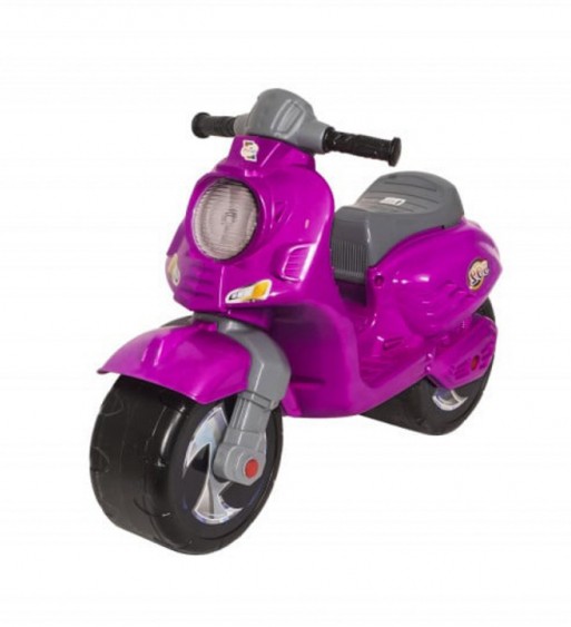 Motocicleta pentru copii Novokids Vespa Scooter Mini Roz, fara pedale, greutate suportata 30 kg, roti late, stabilitate mare - 4
