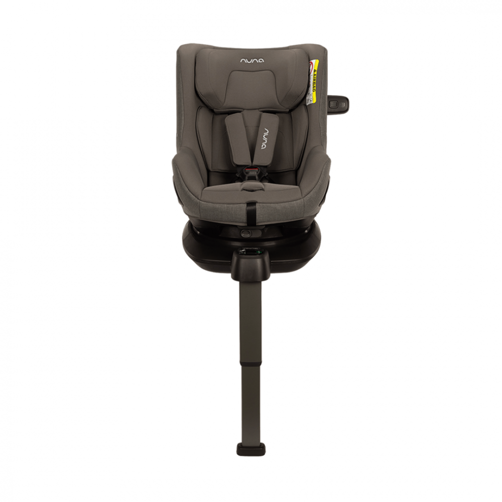 Scaun auto pentru copii Nuna PRUU Granite, 40-105 cm, testat ADAC si certificat R129, rotativ, spatar reglabil, tetiera ajustabila