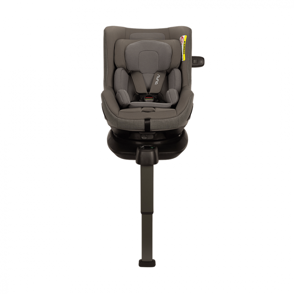 Scaun auto pentru copii Nuna PRUU Granite, 40-105 cm, testat ADAC si certificat R129, rotativ, spatar reglabil, tetiera ajustabila - 2 | YEO