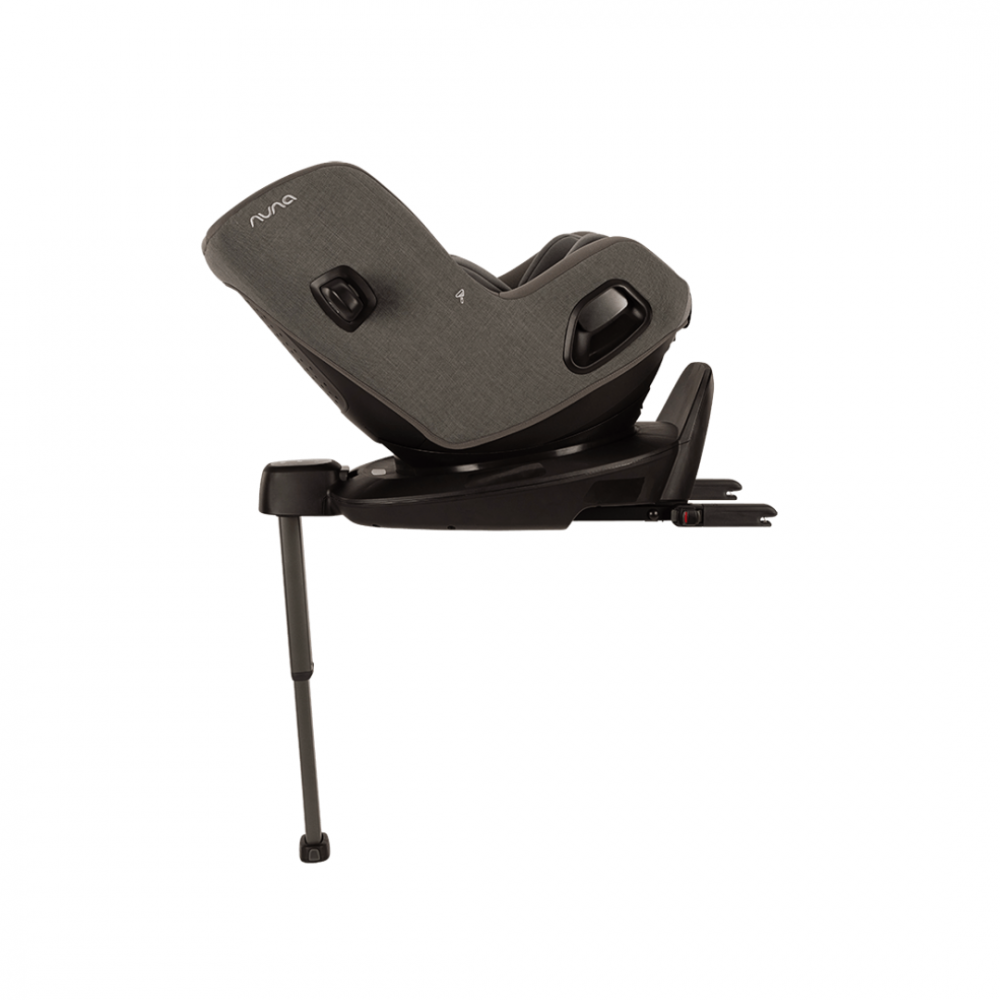 Scaun auto pentru copii Nuna PRUU Granite, 40-105 cm, testat ADAC si certificat R129, rotativ, spatar reglabil, tetiera ajustabila - 3 | YEO