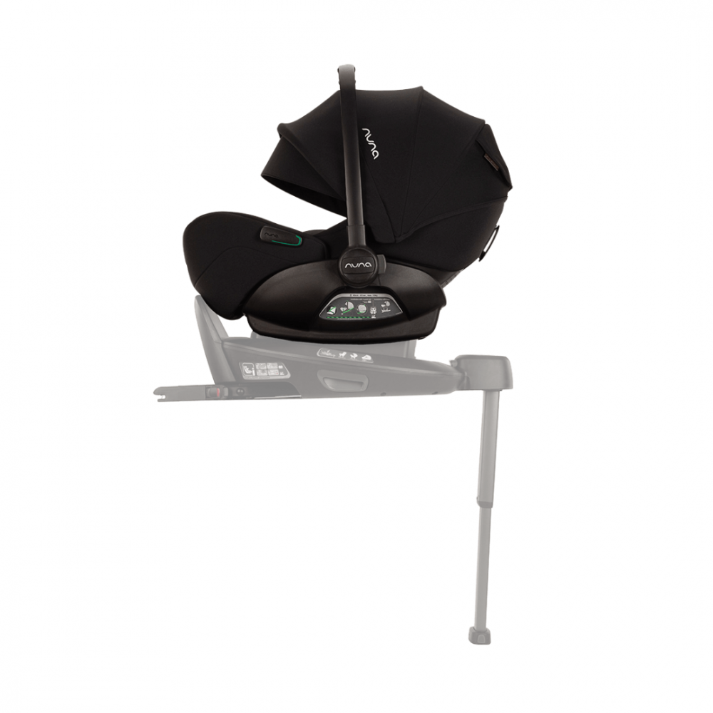 Scoica auto pentru copii Nuna ARRA flex Caviar i-Size, spatar reglabil, tetiera ajustabila, nastere-87 cm, certificata R129 - 3