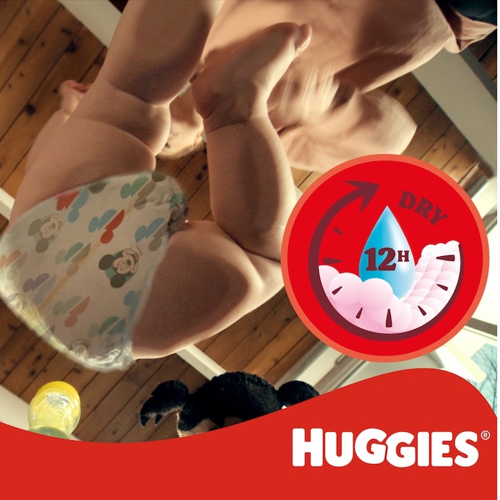 Pachet Scutece chilotel Huggies Little Movers 4, Girl, 9-14 kg, 104 buc - 2 | YEO