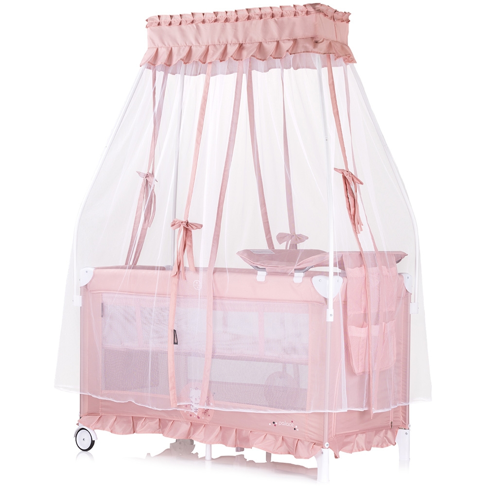 Patut pentru copii Chipolino Palace Cat pink pliabil