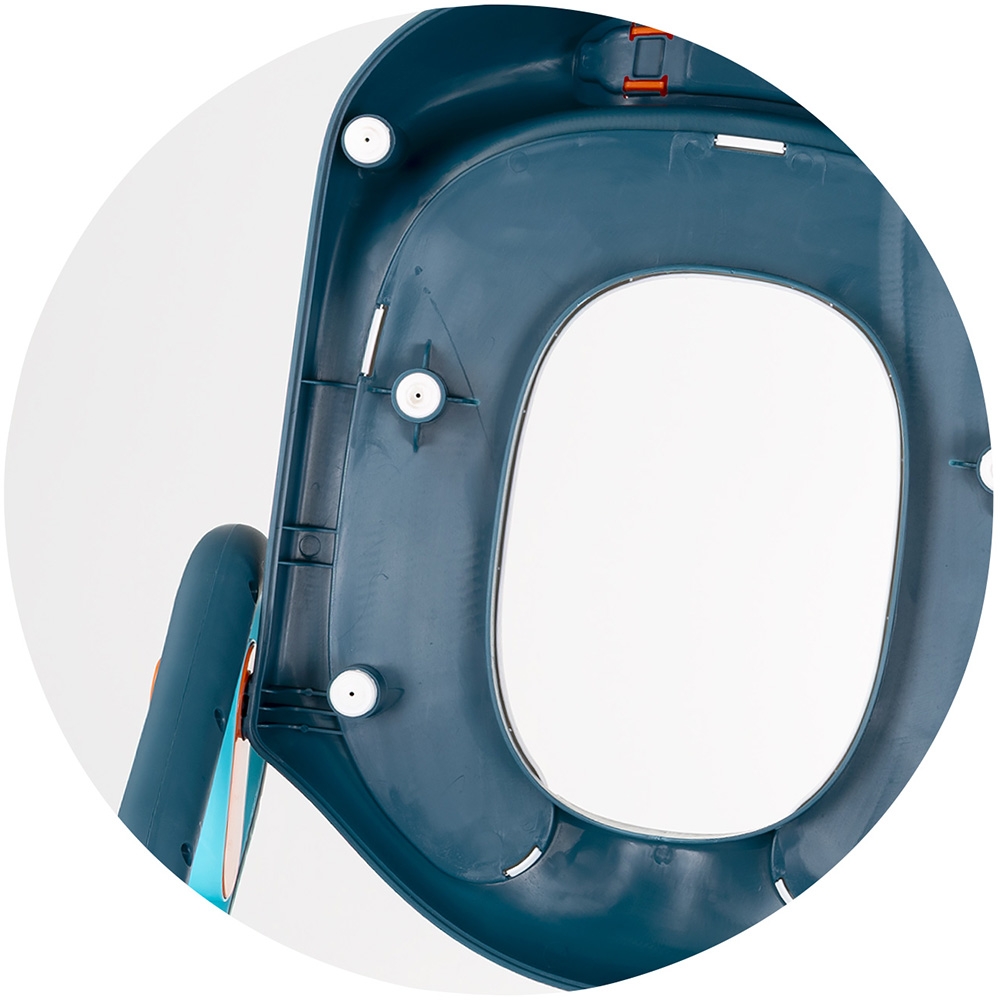 Reductor toaleta cu scara Chipolino Flippy blue - 1 | YEO