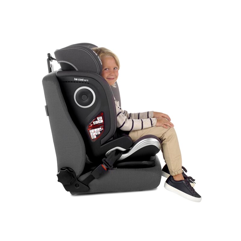 Scaun auto pentru copii Be Cool Mars Iron I-Size, 100-150 cm, cu isofix, spatar reglabil, SPS, tetiera ajustabila, standard ECE R129 - 2