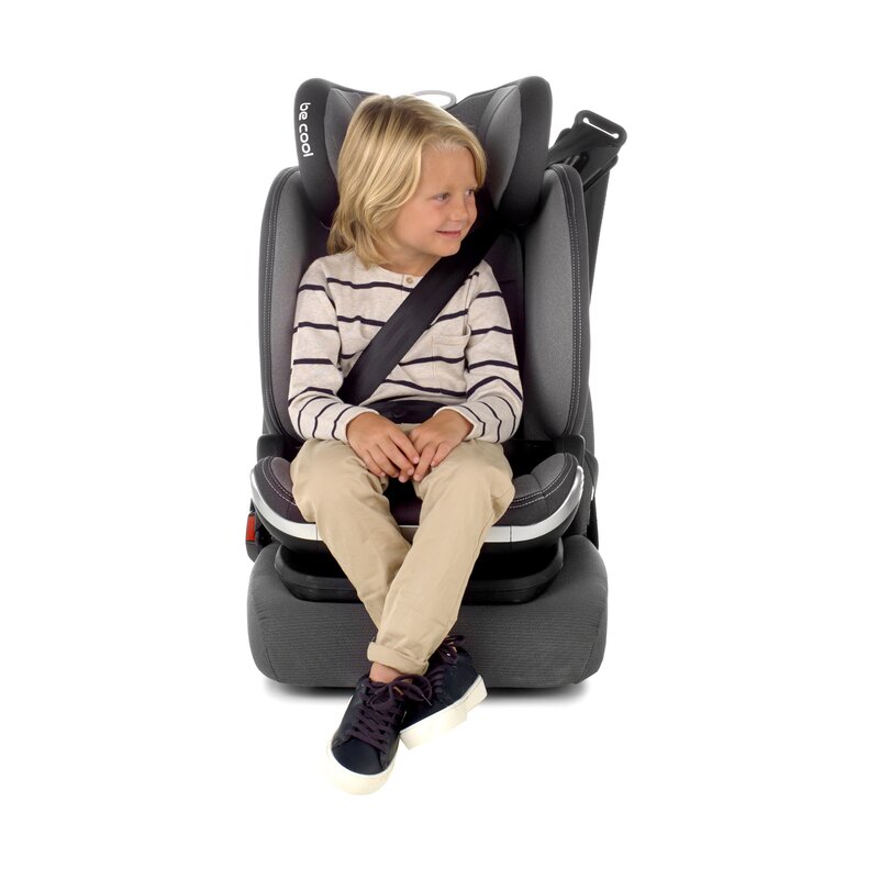 Scaun auto pentru copii Be Cool Mars Iron I-Size, 100-150 cm, cu isofix, spatar reglabil, SPS, tetiera ajustabila, standard ECE R129 - 3