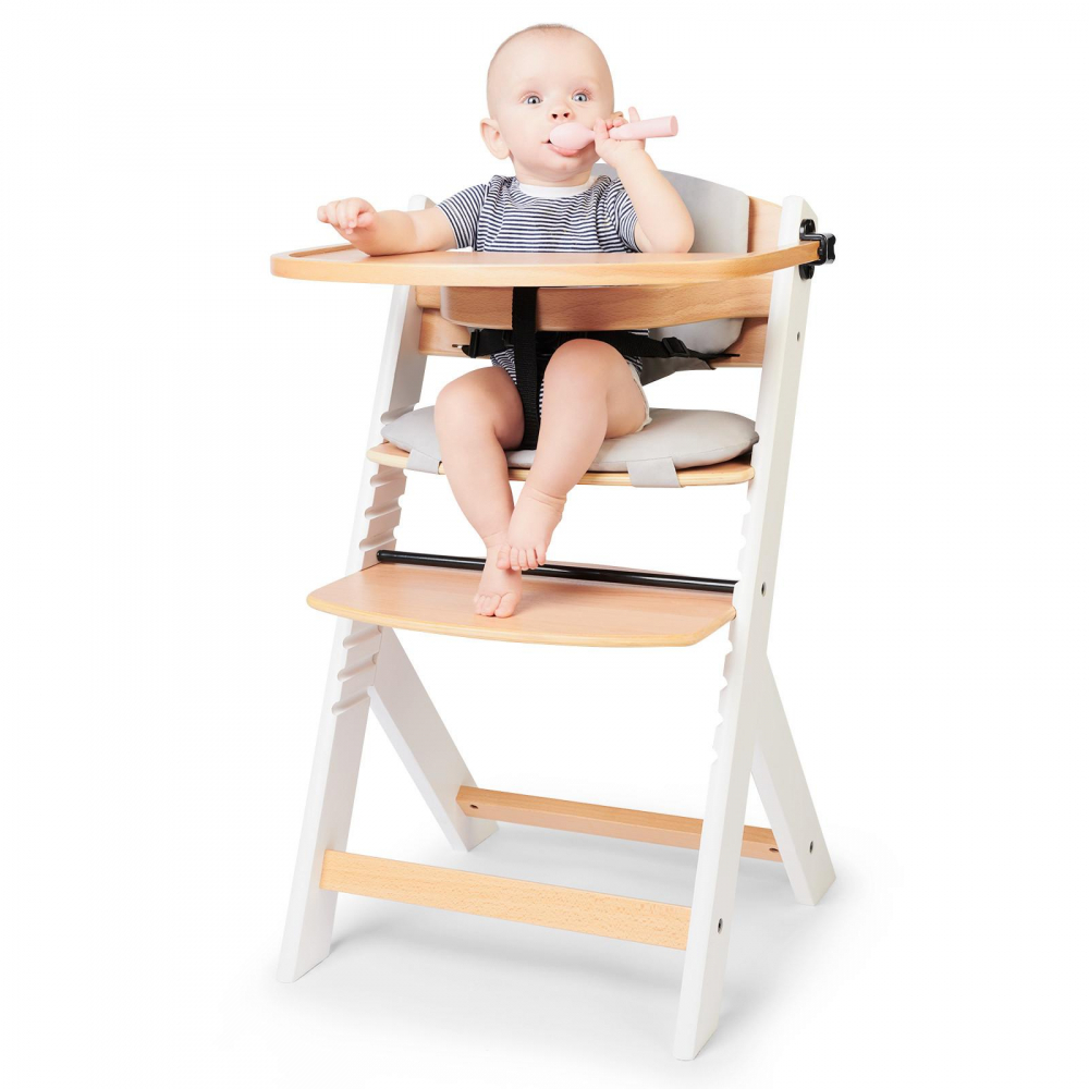 Scaun de masa Kinderkraft Enock White 3 in 1 cu pernuta - 1 | YEO