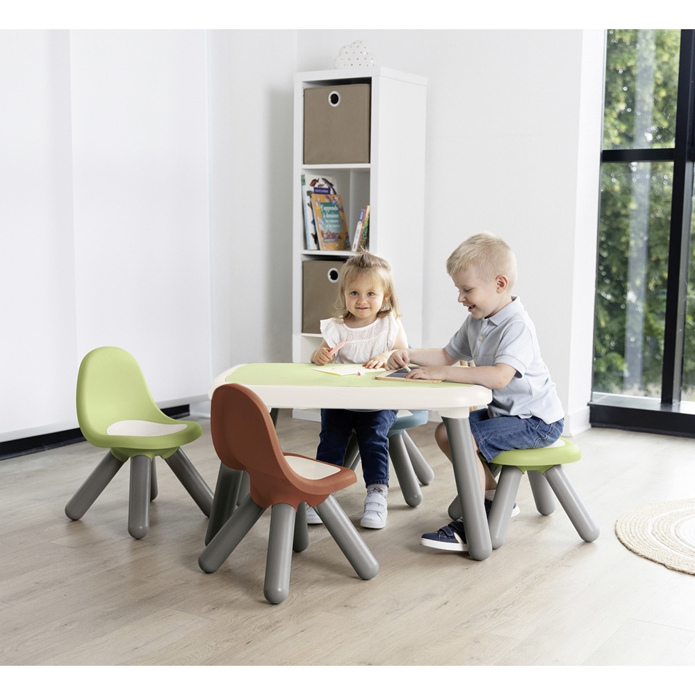 Scaunel cu spatar pentru copii Smoby Life albastru - 4