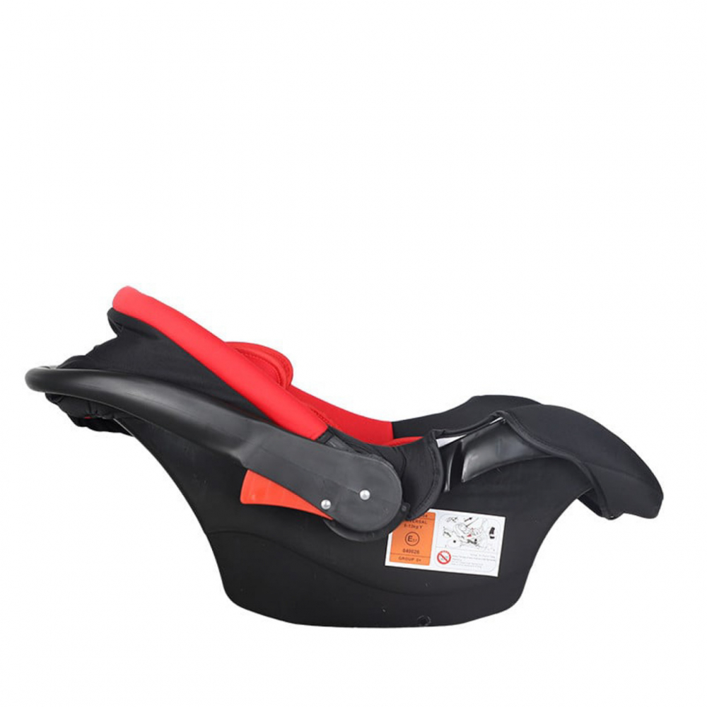 Scaun auto Novokids Safety Shell PRO Rosu, Omologare R-129 i-Size, Maner reglabil, Captuseala confortabila, Sistem de prindere in 5 puncte, Greutate admisa 13 kg - 3