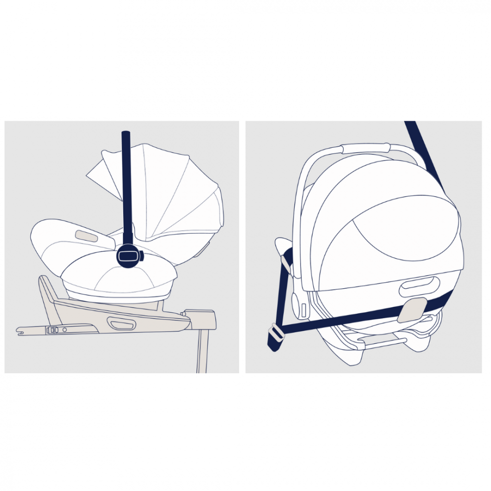 Scoica auto pentru copii Nuna ARRA flex Pine i-Size, spatar reglabil, tetiera ajustabila, nastere-87 cm, certificata R129 - 5