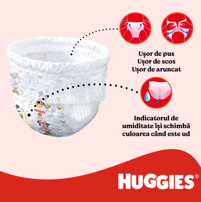 Scutece-chilotel Huggies Mega pack 3 Boy 6-11 kg , 58 buc - 2 | YEO