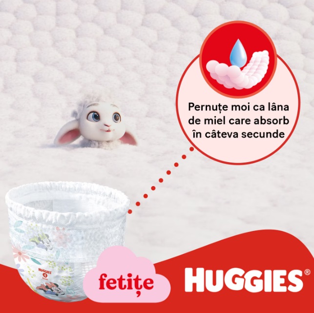 Scutece-chilotel Huggies Mega pack Nr. 6 Girl 15-25 kg, 44 buc - 3 | YEO