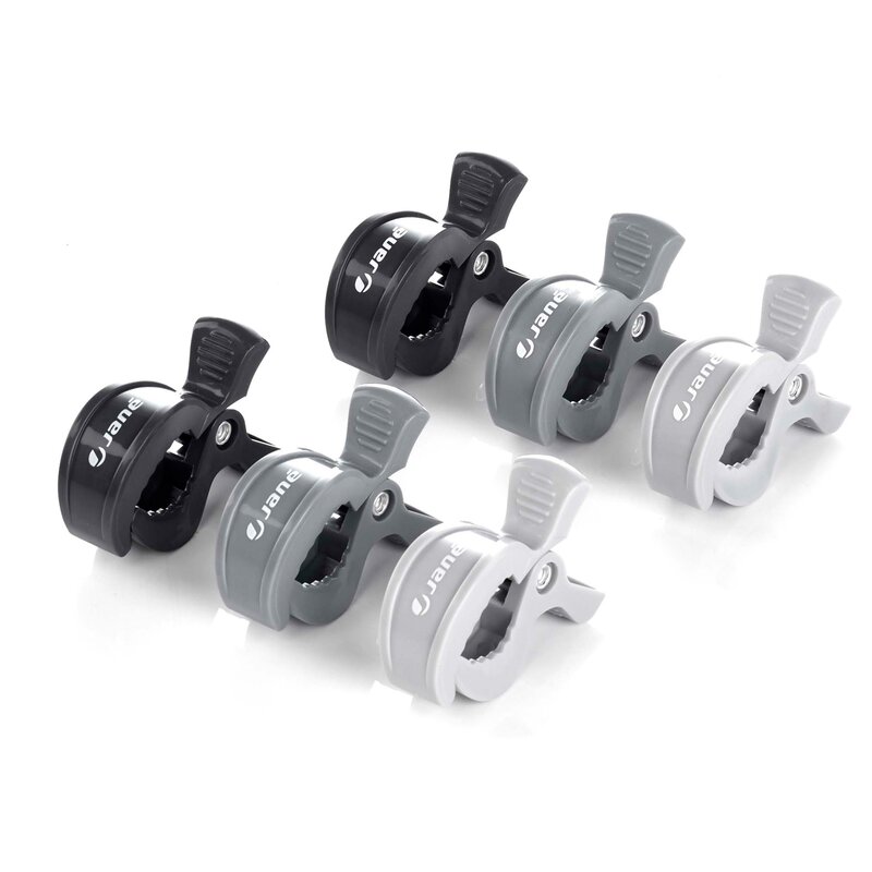 Set 6 clesti pentru carucior Jane gri si negru multifunctional - 3