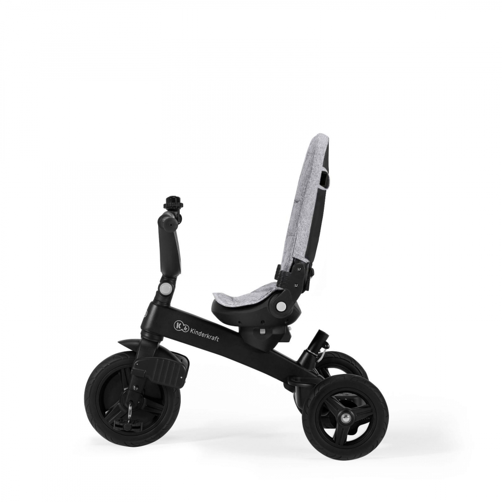Tricicleta pentru copii Kinderkraft Twipper 5 in 1 cu scaun rotativ, cadru din aliaj de magneziu, spatar reglabil, suport picioare, maner telescopic, accesorii - 1 | YEO