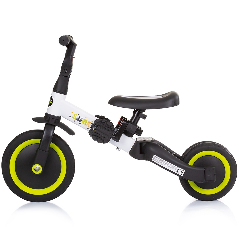 Tricicleta pentru copii Chipolino Smarty Lime 2 in 1, ghidon reglabil, de la 1 ani si o greutate de pana la 25 kg - 3 | YEO