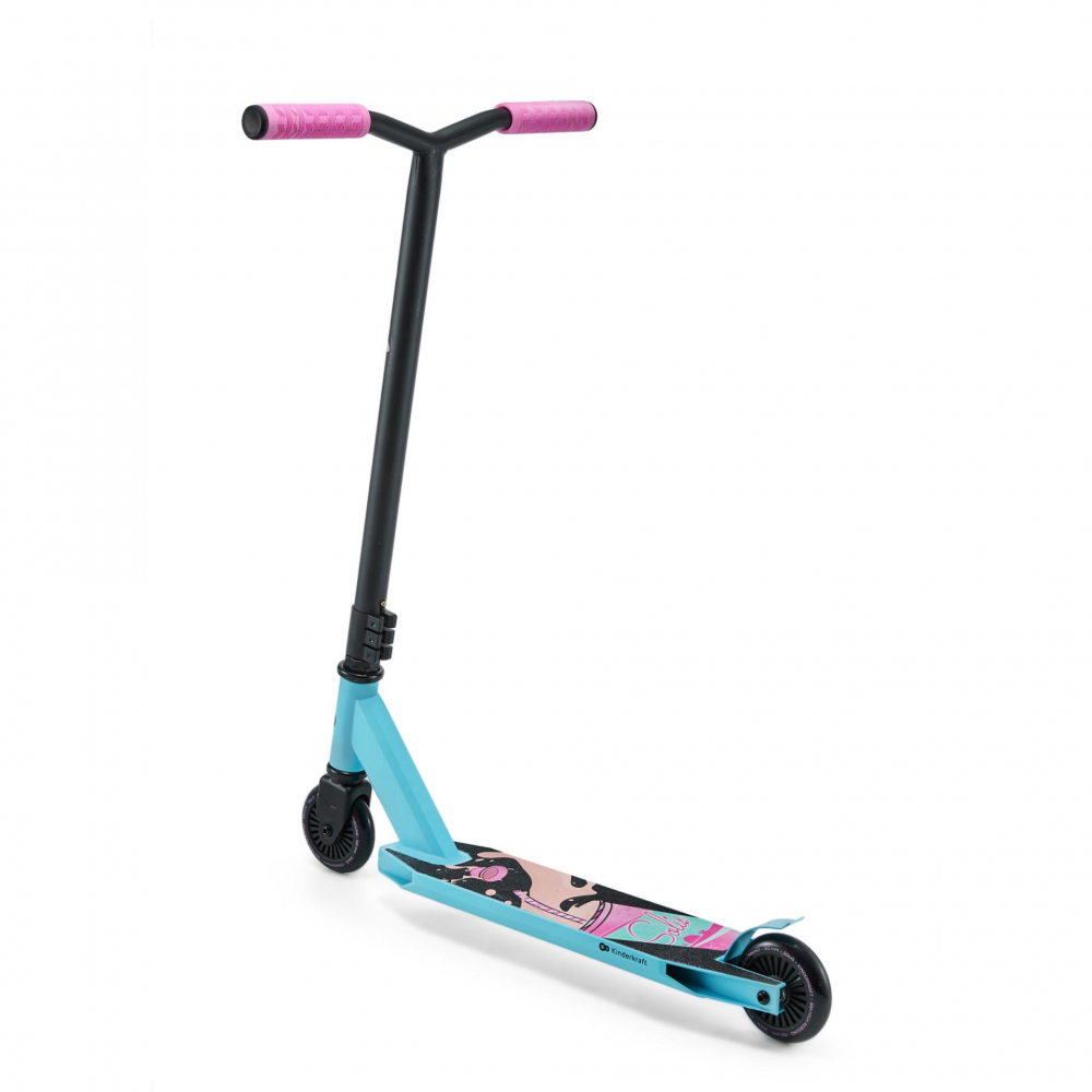 Trotineta Kinderkraft Solis Pink greutate admisa 100 kg, roti PU, rulmenti ABEC-9 - 2 | YEO