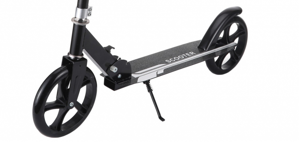 Trotineta pentru copii si adolescenti Novokids Fusion EVO Pro Negru, Functie Super Brake, Maner reglabil pe inaltime, Diametru roata 200 mm, Greutate admisa 100 kg - 1 | YEO