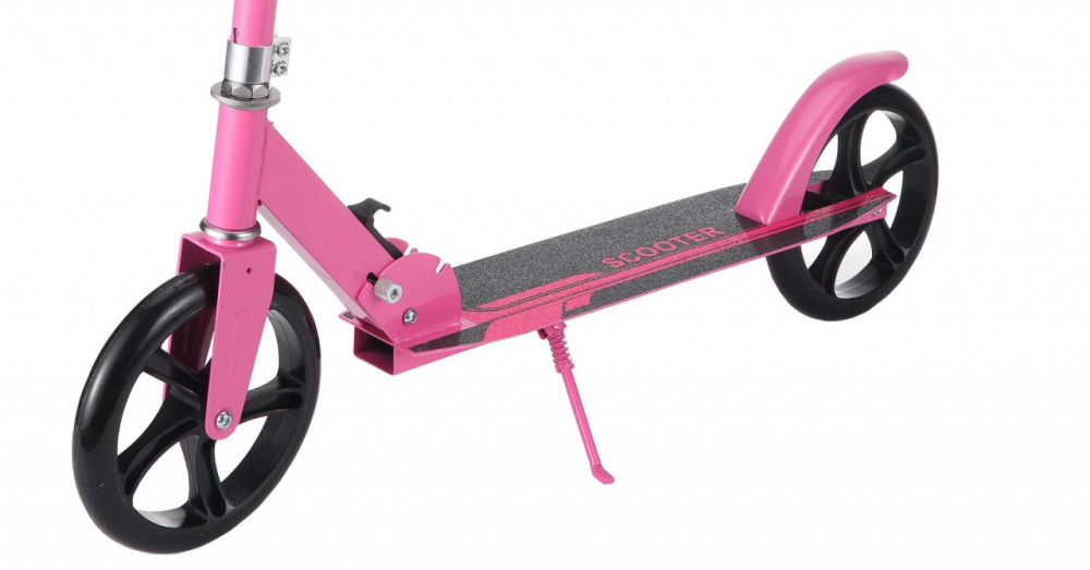 Trotineta pentru copii si adolescenti Novokids Fusion EVO Pro Roz, Functie Super Brake, Maner reglabil pe inaltime, Diametru roata 200 mm, Greutate admisa 100 kg - 1 | YEO