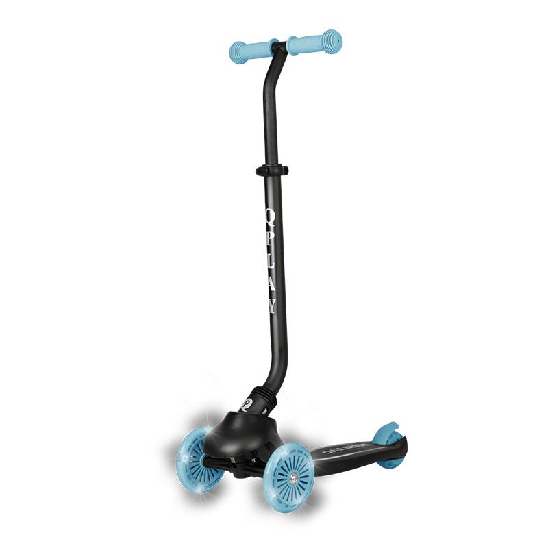 Trotineta pentru copii QPlay Sema EVO Albastru 6 in 1 multifunctionala cu scaunel, maner telescopic parental, inaltime ajustabila, cadru din aluminiu, greutate admisa 50 kg - 5