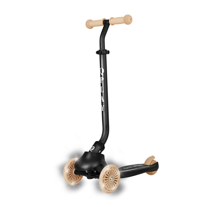 Trotineta pentru copii QPlay Sema EVO Bej 6 in 1 multifunctionala cu scaunel, maner telescopic parental, inaltime ajustabila, cadru din aluminiu, greutate admisa 50 kg - 4