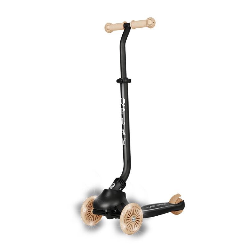 Trotineta pentru copii QPlay Sema EVO Bej 6 in 1 multifunctionala cu scaunel, maner telescopic parental, inaltime ajustabila, cadru din aluminiu, greutate admisa 50 kg - 5