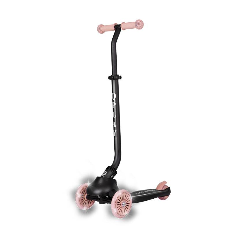 Trotineta pentru copii QPlay Sema EVO Roz 6 in 1 multifunctionala cu scaunel, maner telescopic parental, inaltime ajustabila, cadru din aluminiu, greutate admisa 50 kg - 5