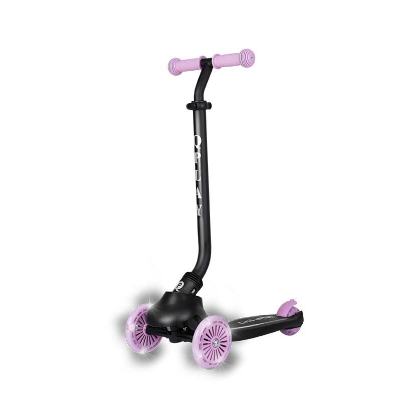 Trotineta pentru copii QPlay Sema EVO Violet 6 in 1 multifunctionala cu scaunel, maner telescopic parental, inaltime ajustabila, cadru din aluminiu, greutate admisa 50 kg - 4