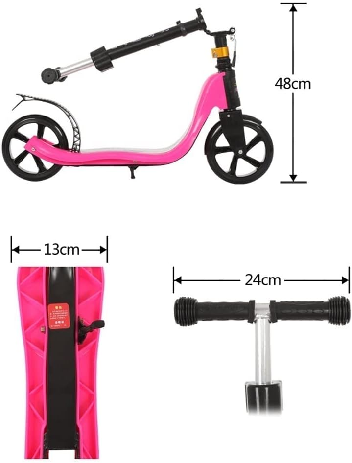 Trotineta pentru copii Nichiduta Blue, pliabila, cu inaltime reglabila in 5 pozitii, cu platforma antiderapanta, greutate maxima admisa 80 kg, frana spate, cric - 2