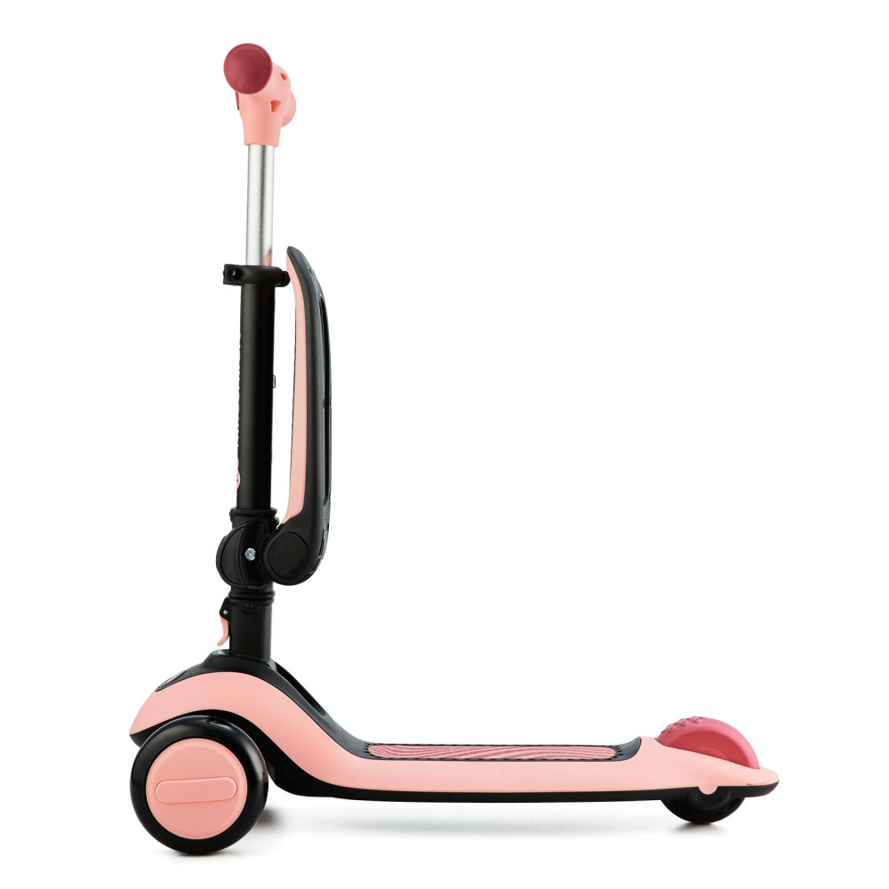Trotineta pliabila Kinderkraft Halley Rossa Pink cu scaunel, greutate admisa 25 kg - 1 | YEO